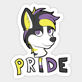 Copia de Bi Pride - Furry Mascot Sticker